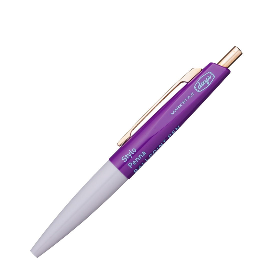 Mini Ballpoint Pen Aterique x Days - Mark's Tokyo - Grey Purple - Mark's Inc.
