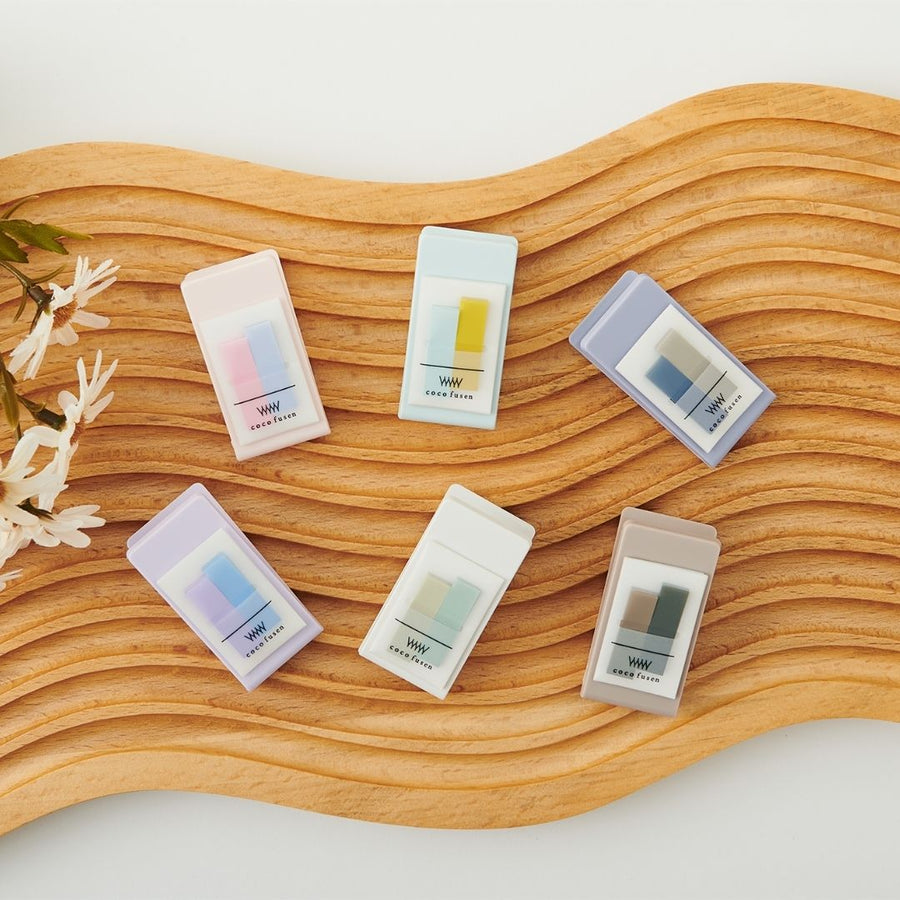 Mini Clip Sticky Notes Coco Fusen - Purple - Kanmido