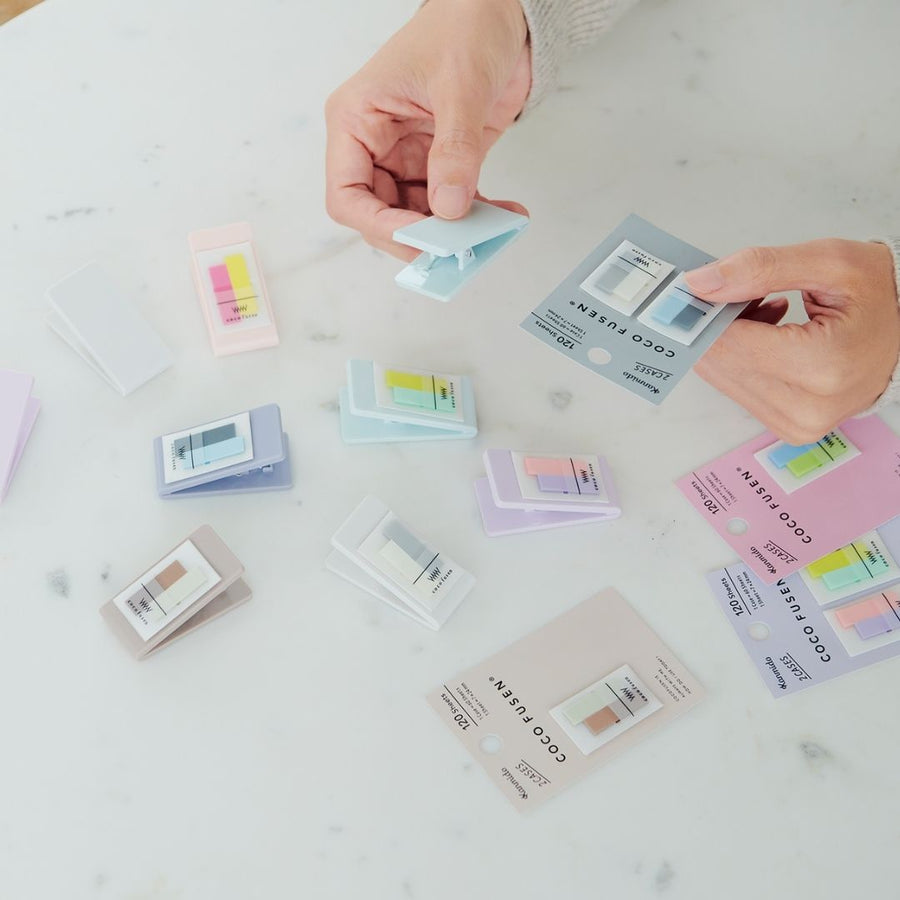 Mini Clip Sticky Notes Coco Fusen - Purple - Kanmido