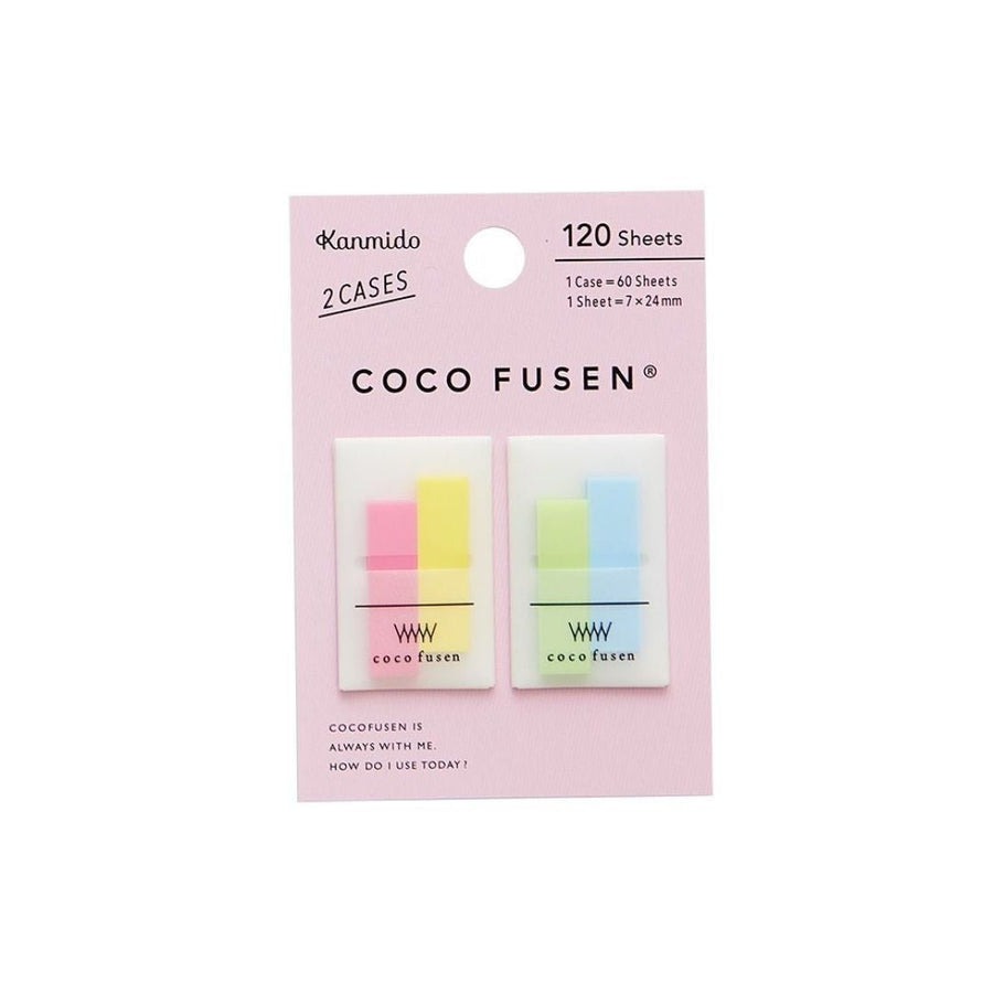 Mini Colourful Sticky Notes Coco Fusen - Colourful - Kanmido