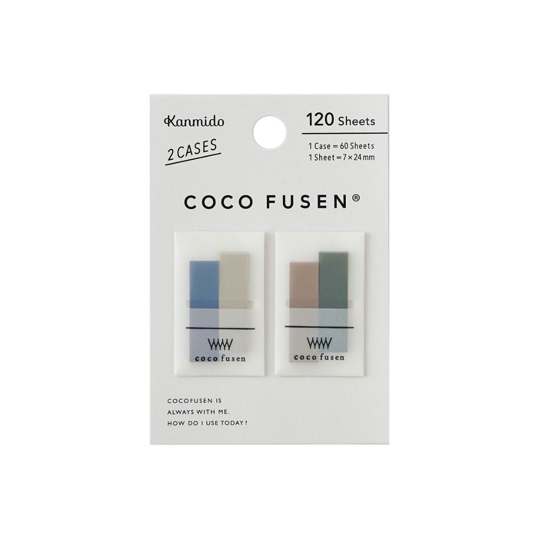 Mini Colourful Sticky Notes Coco Fusen - Stone - Kanmido