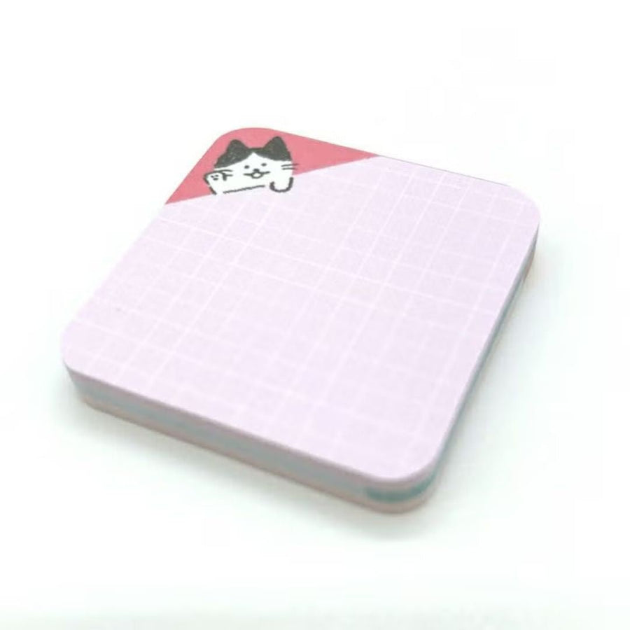 Mini Message Sticky Notes - Peeking Cat - Furukawa Shiko