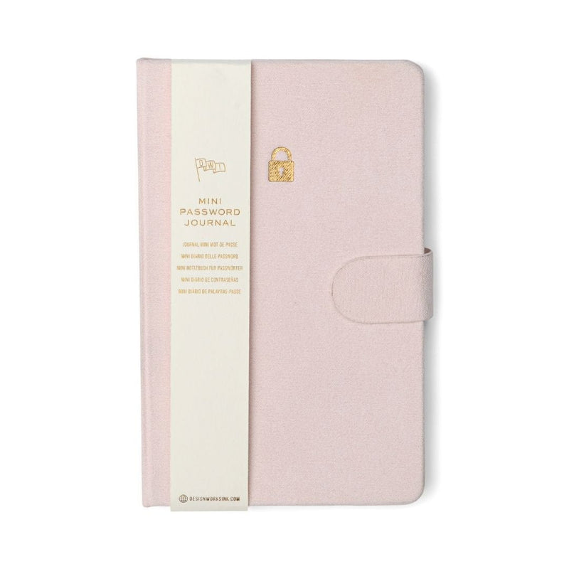 Mini Password Journal - Lock-Notebooks-Designworks Collective-