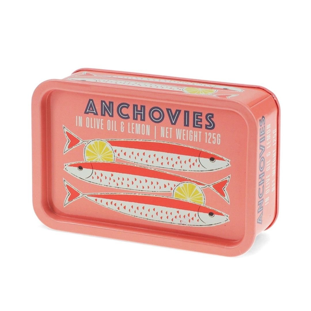 Mini Storage Tin With Lid - Anchovies - Rex