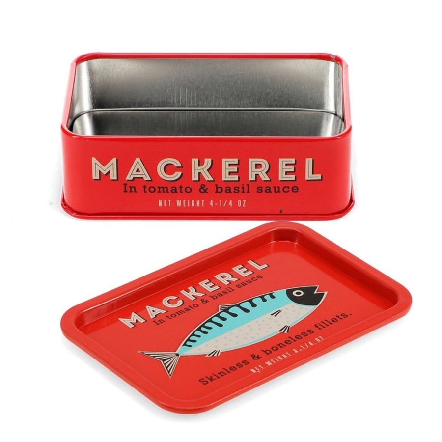 Mini Storage Tin With Lid - Mackerel - Rex