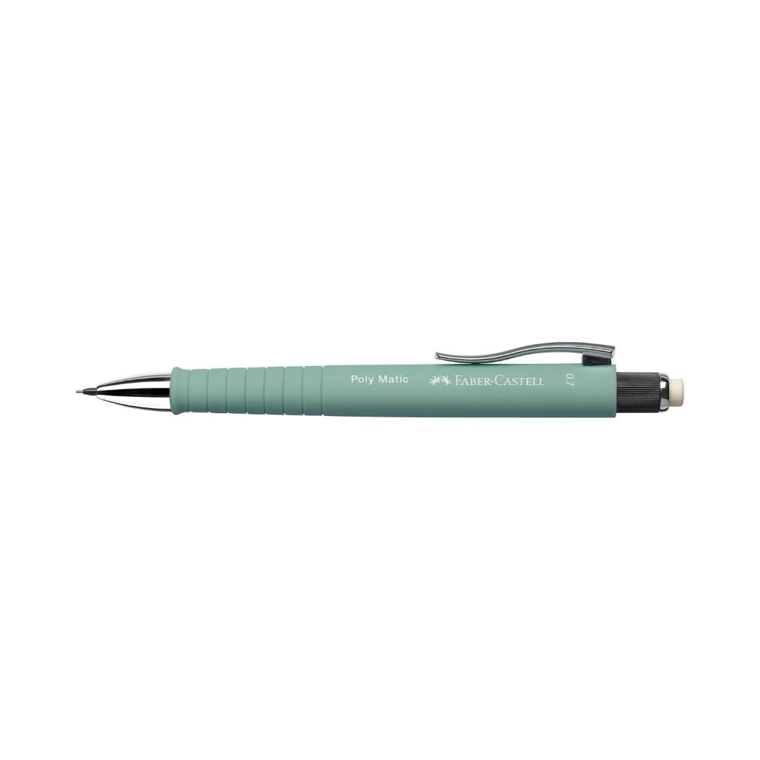 Mint Green Poly Matic Mechanical Pencil 0.7 - Faber - Castell - Under the Rowan Trees