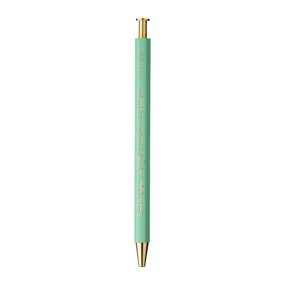 Mint Time for Paper Gel Ballpoint Pen - Mark's Inc. - Under the Rowan Trees