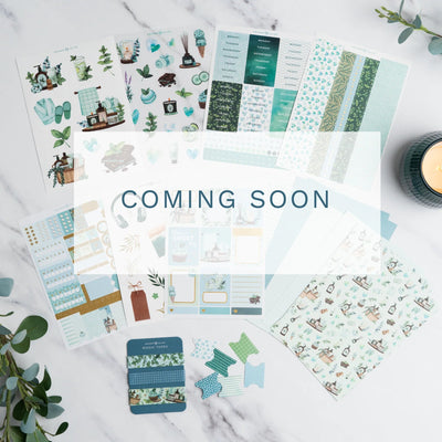 Minty Fresh Monthly Planner Kit Archer & Olive - Archer & Olive