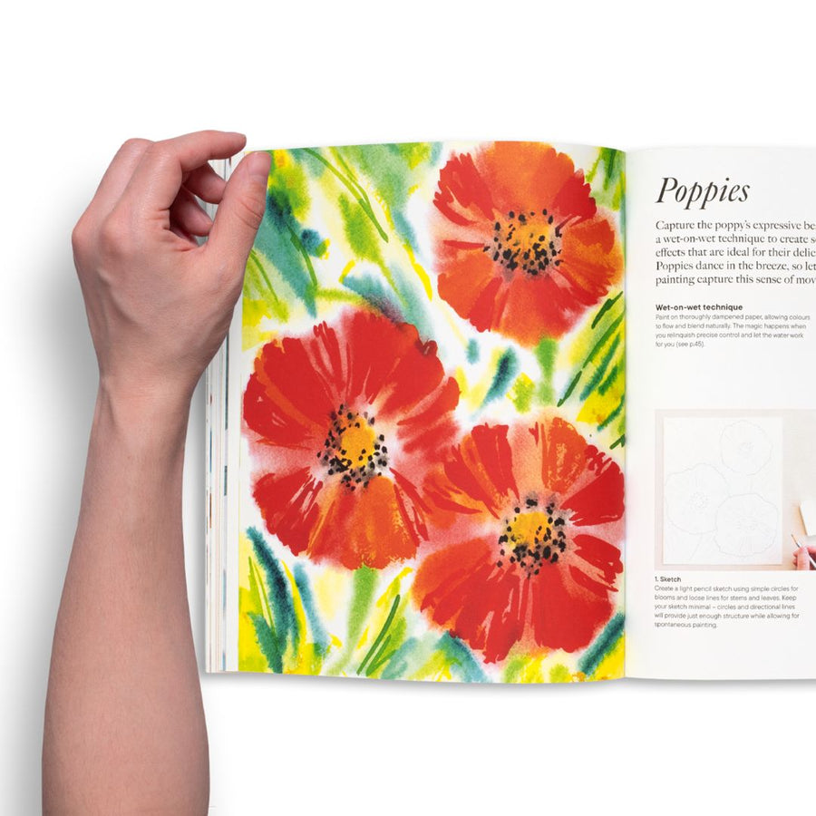 Modern Botanical Watercolour Painting - Skittledog