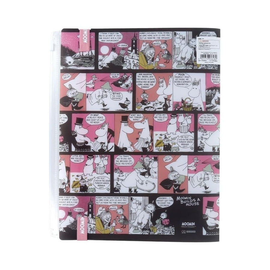 Moomin A4 Multi-Folder with 5 Pockets - Moomin Builds A House - Sun-Star