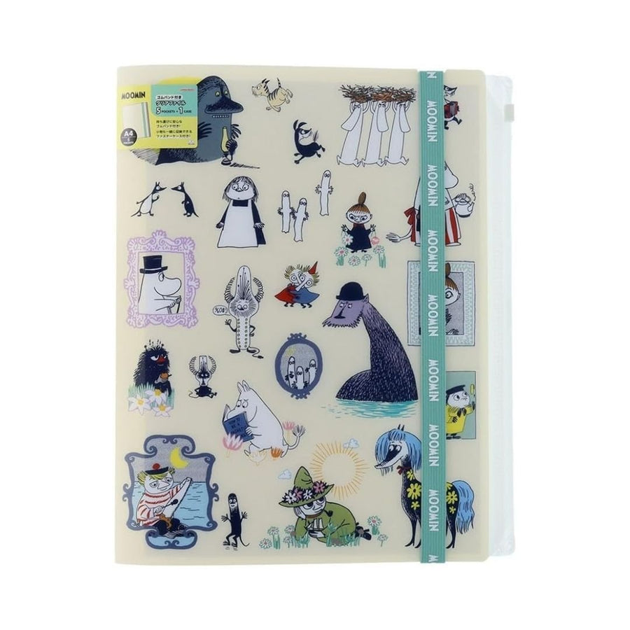 Moomin A4 Multi-Folder with 5 Pockets - Moomin Daily Life - Sun-Star