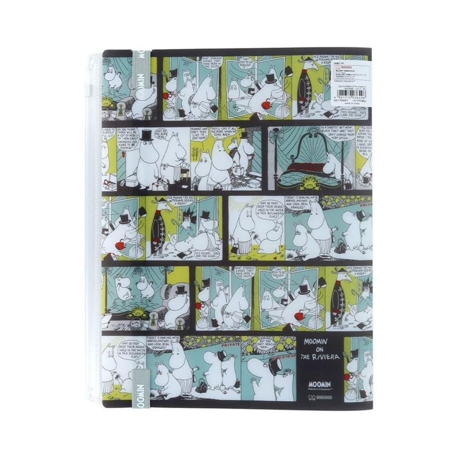 Moomin A4 Multi-Folder with 5 Pockets - Moomin on the Riviera - Sun-Star