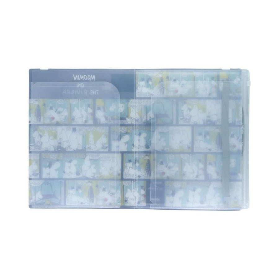 Moomin A4 Multi-Folder with 5 Pockets - Moomin on the Riviera - Sun-Star