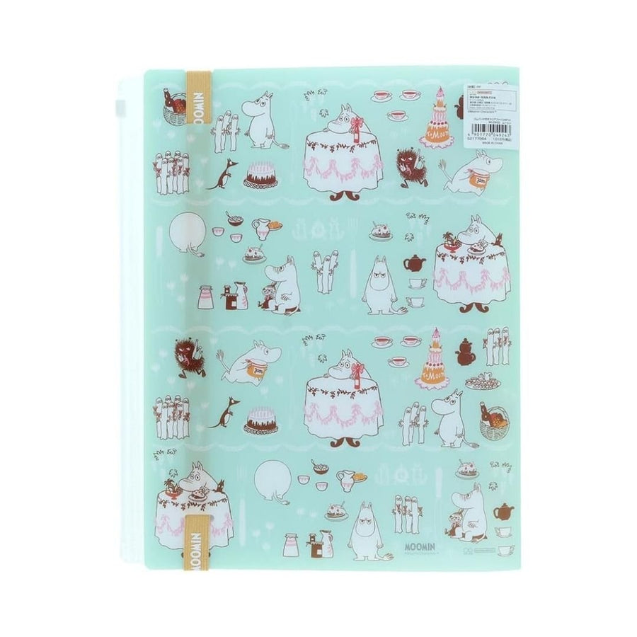 Moomin A4 Multi-Folder with 5 Pockets - Moomin Tea Party - Sun-Star