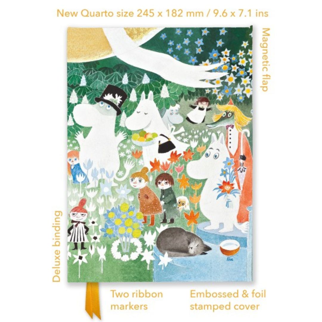 Moomin: Dangerous Journey Quatro Lined Notebook - Flame Tree