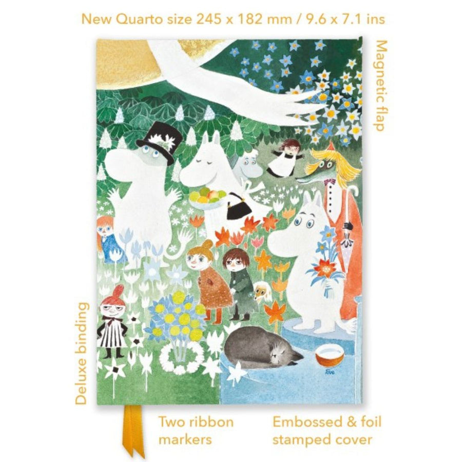 Moomin: Dangerous Journey Quatro Lined Notebook - Flame Tree