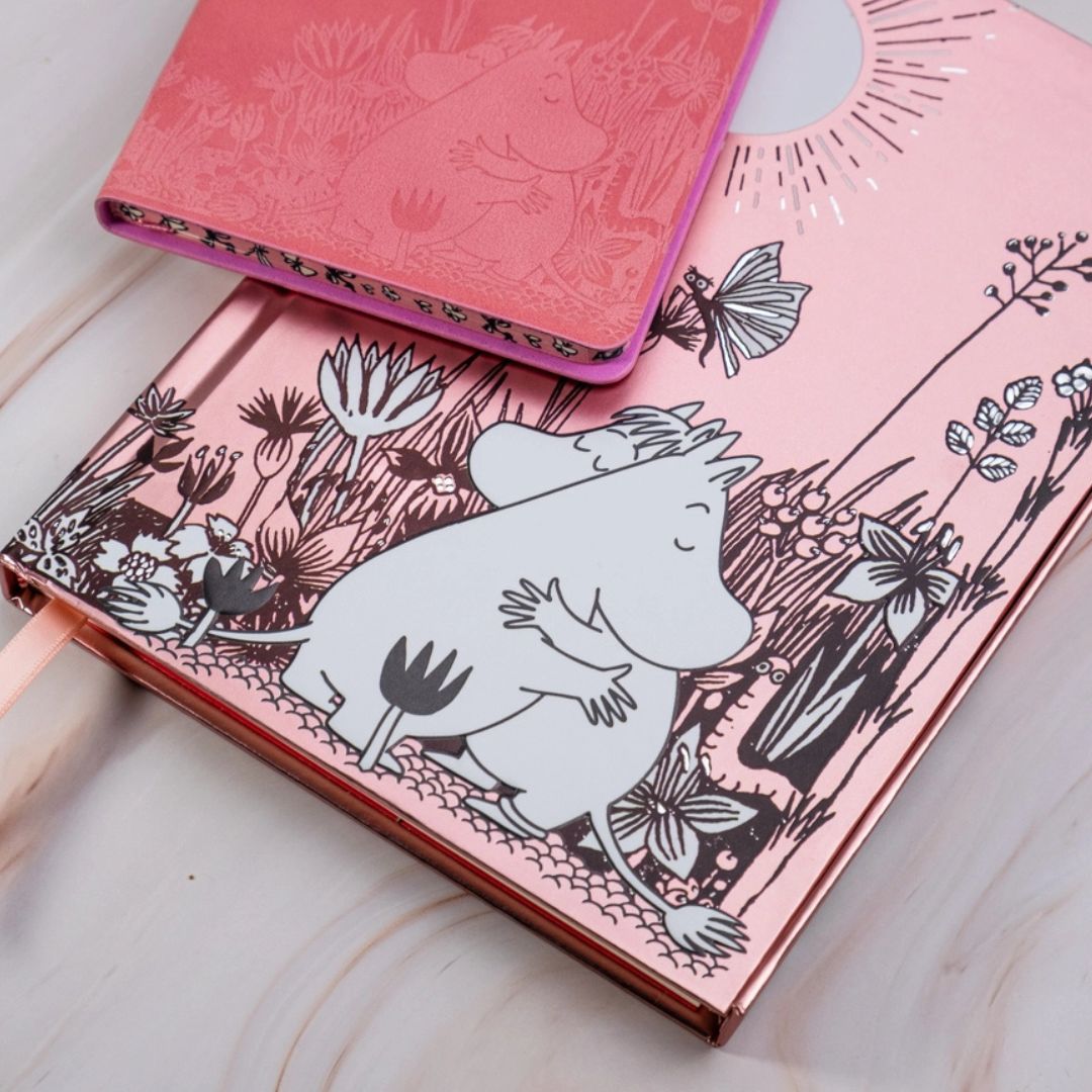 Moomin Love Foiled Journal Lined A5 - Flame Tree