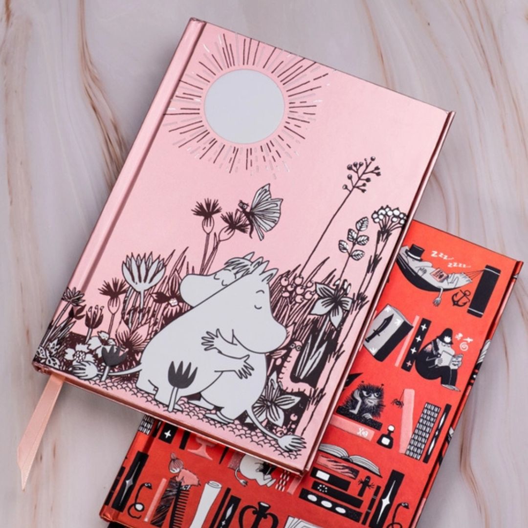 Moomin Love Foiled Journal Lined A5 - Flame Tree