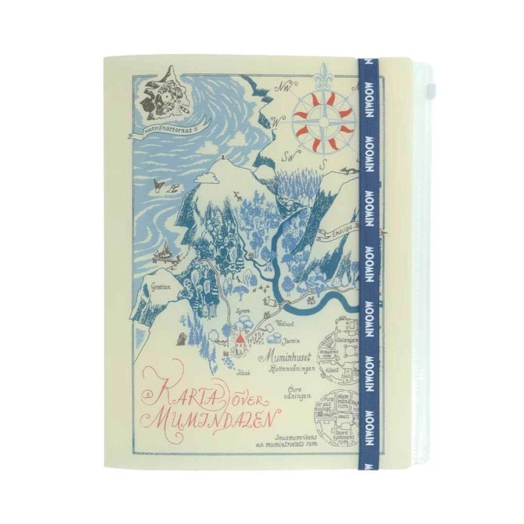 Moomin Map A4 Multi-Folder with 5 Pockets - Sun-Star