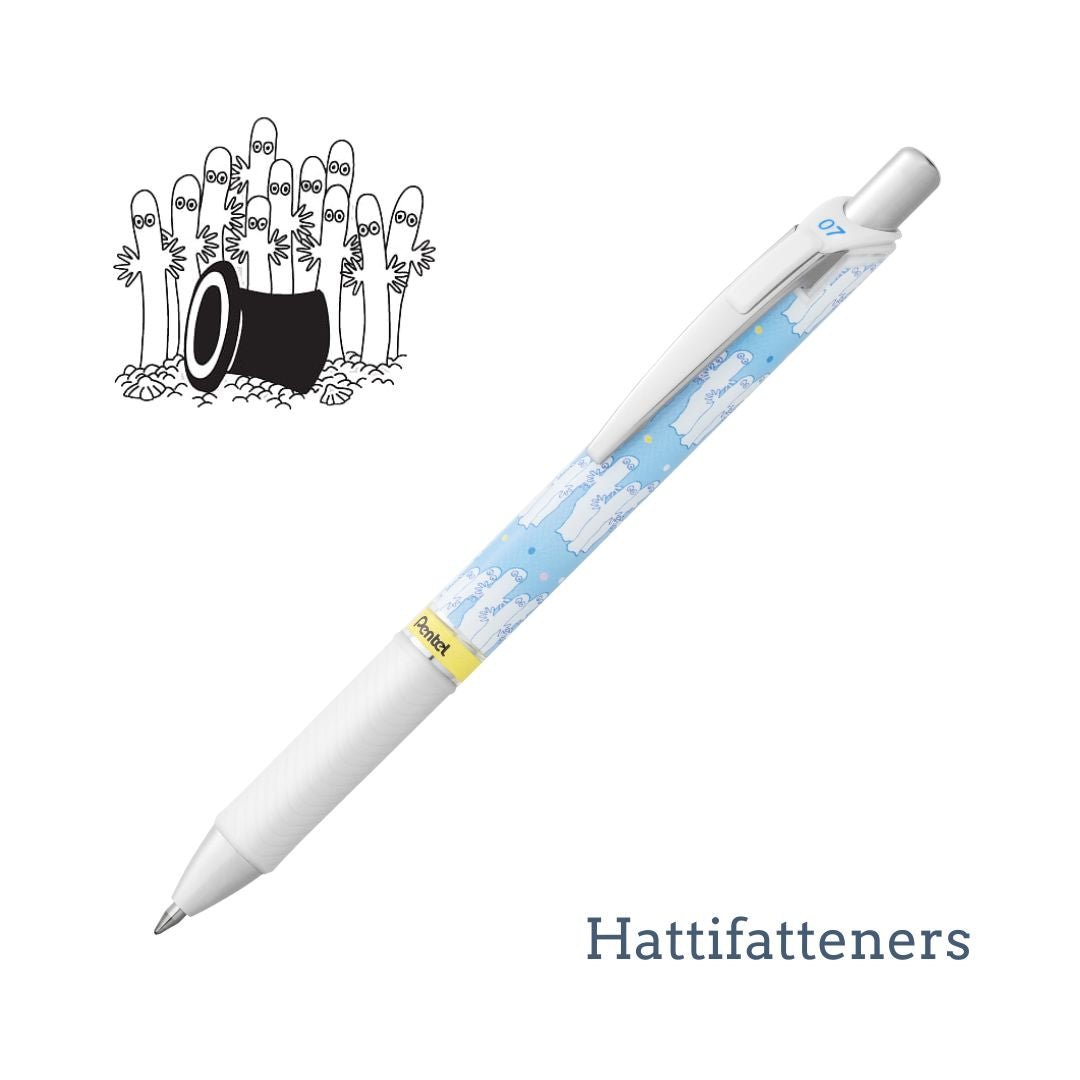 Moomin Pentel Energel 0.7mm Gel Pens - Hattifatteners - Pentel