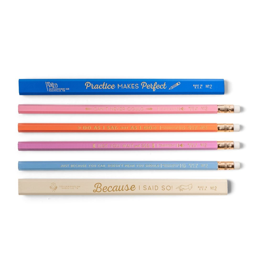 Mother Knows Best Pencil Set - Designworks Collective - Under the Rowan Trees