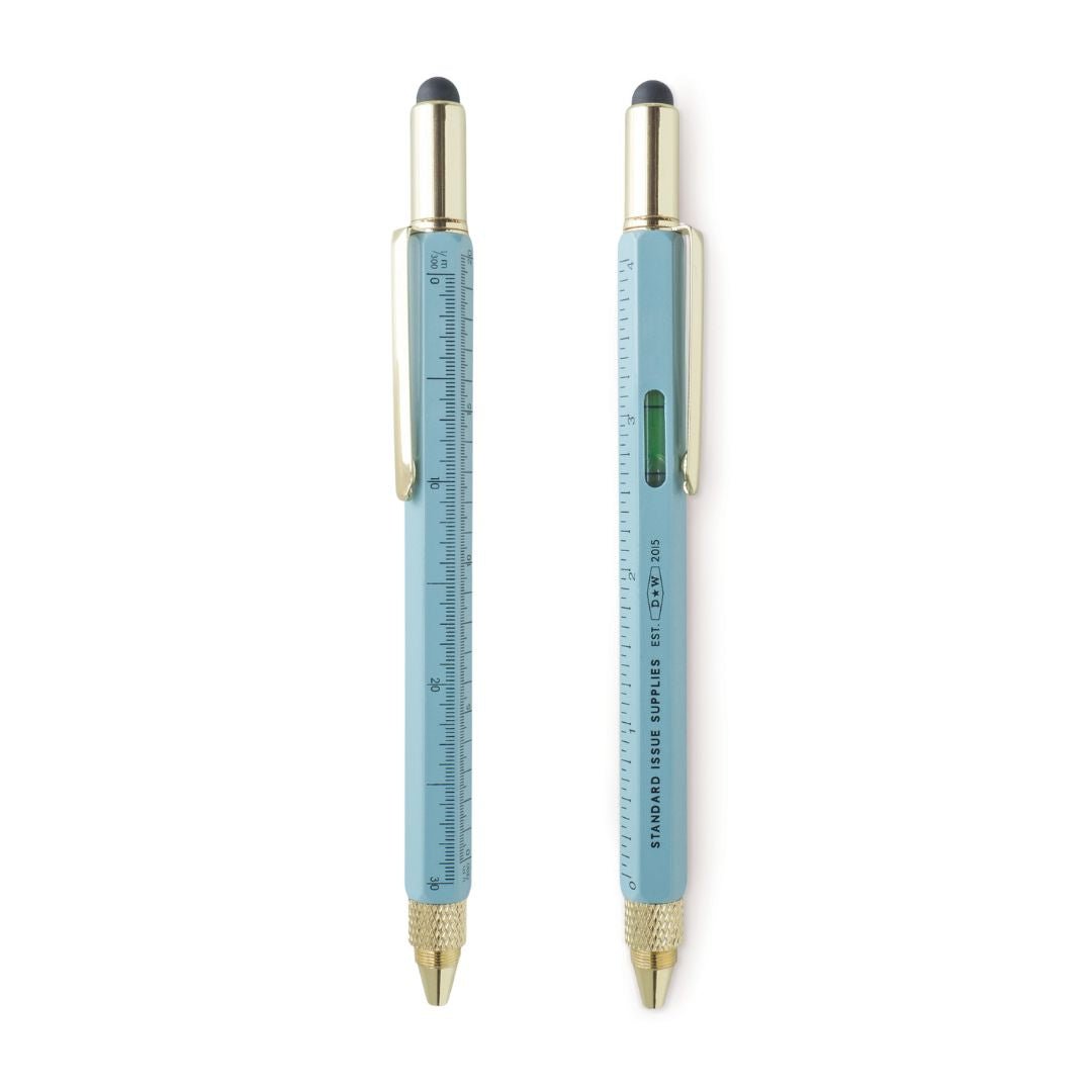 Multi-Tool Pen Standard Issue-Pens-Designworks Collective-Light Blue