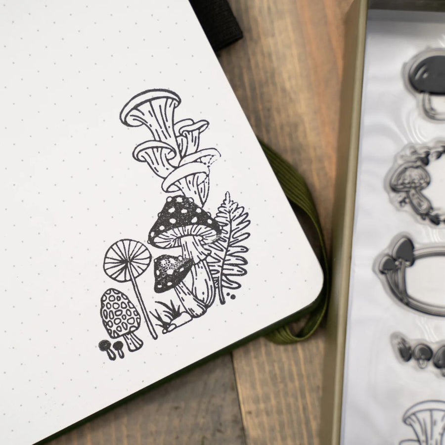 Mushroom Monarch Stamp Set Archer & Olive - Archer & Olive - Under the Rowan Trees