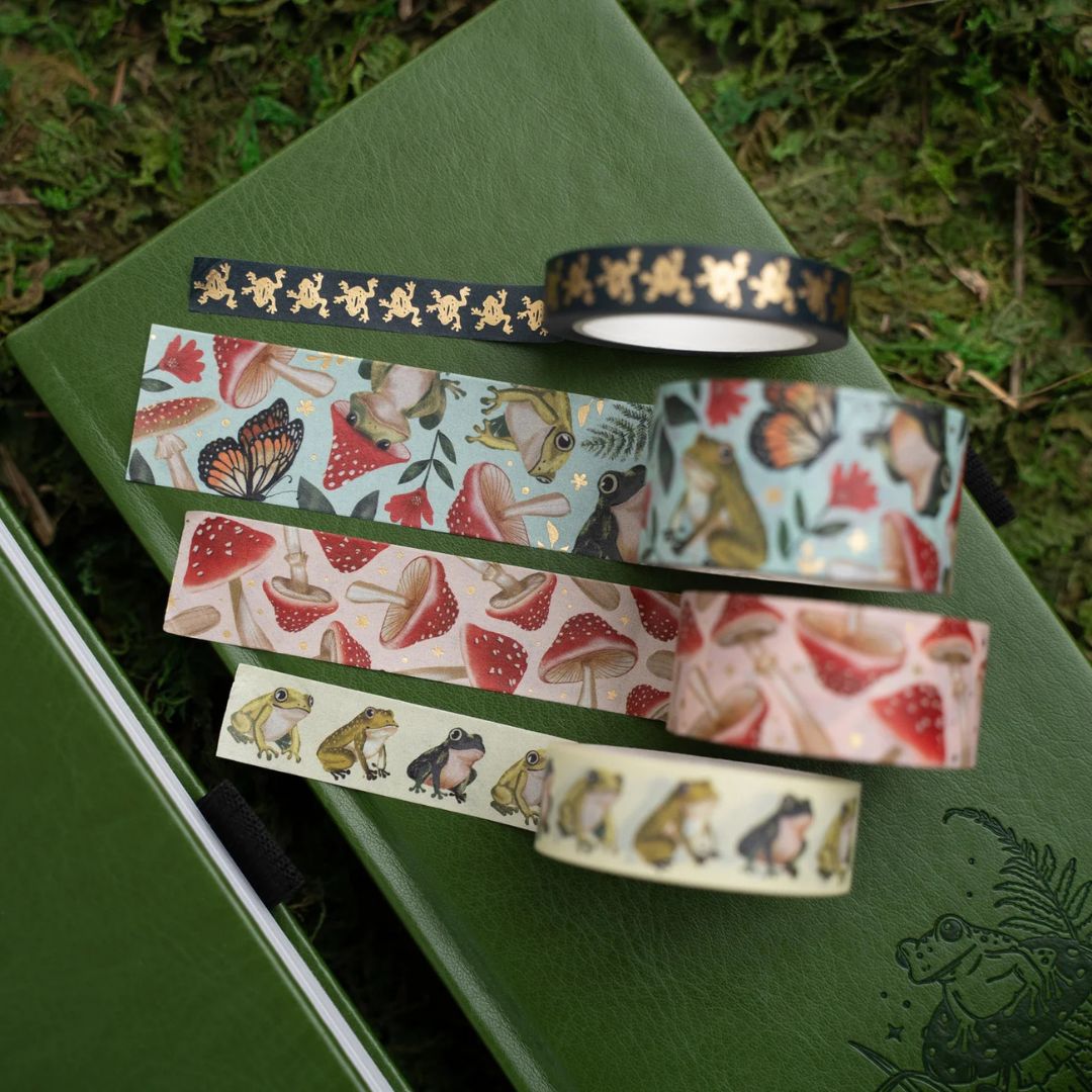 Mushroom Monarch Washi Tape Set - Archer & Olive - Archer & Olive - Under the Rowan Trees