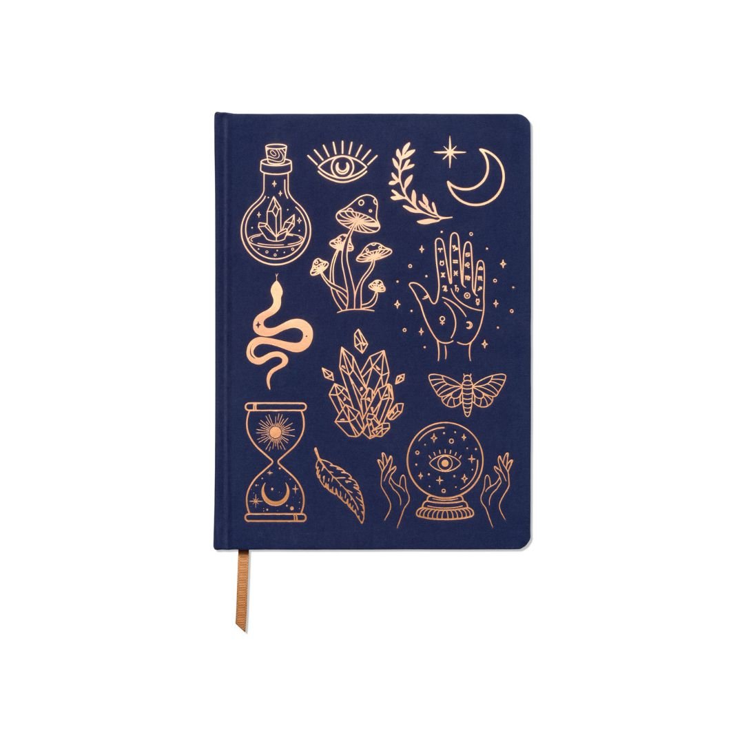 Mystic Icons Suedette Jumbo Journal - Designworks Collective - Under the Rowan Trees