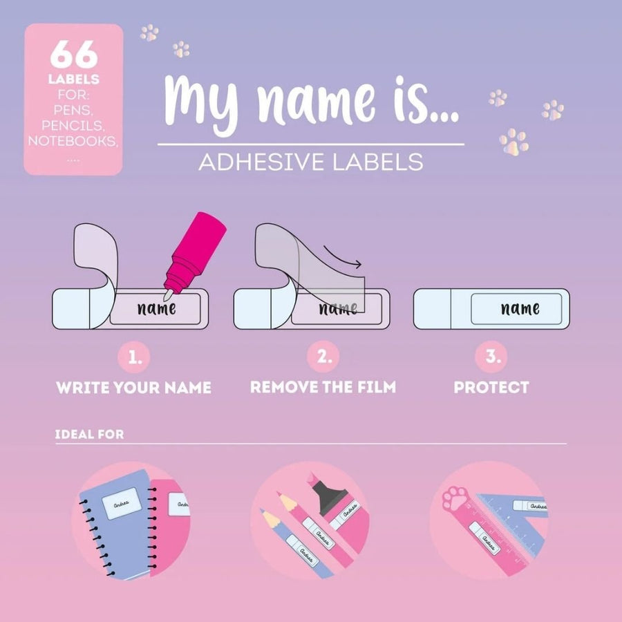 Name Labels - Legami - Kitty - Legami
