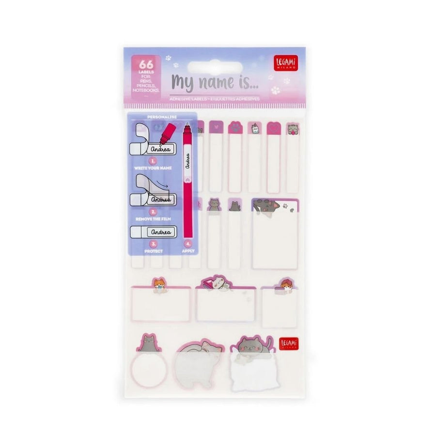 Name Labels - Legami - Kitty - Legami