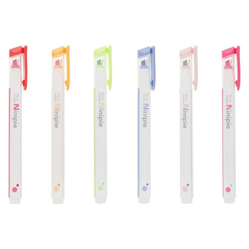 Ninipie 6 Colour Pack-Pens-Sun-Star-Set 2
