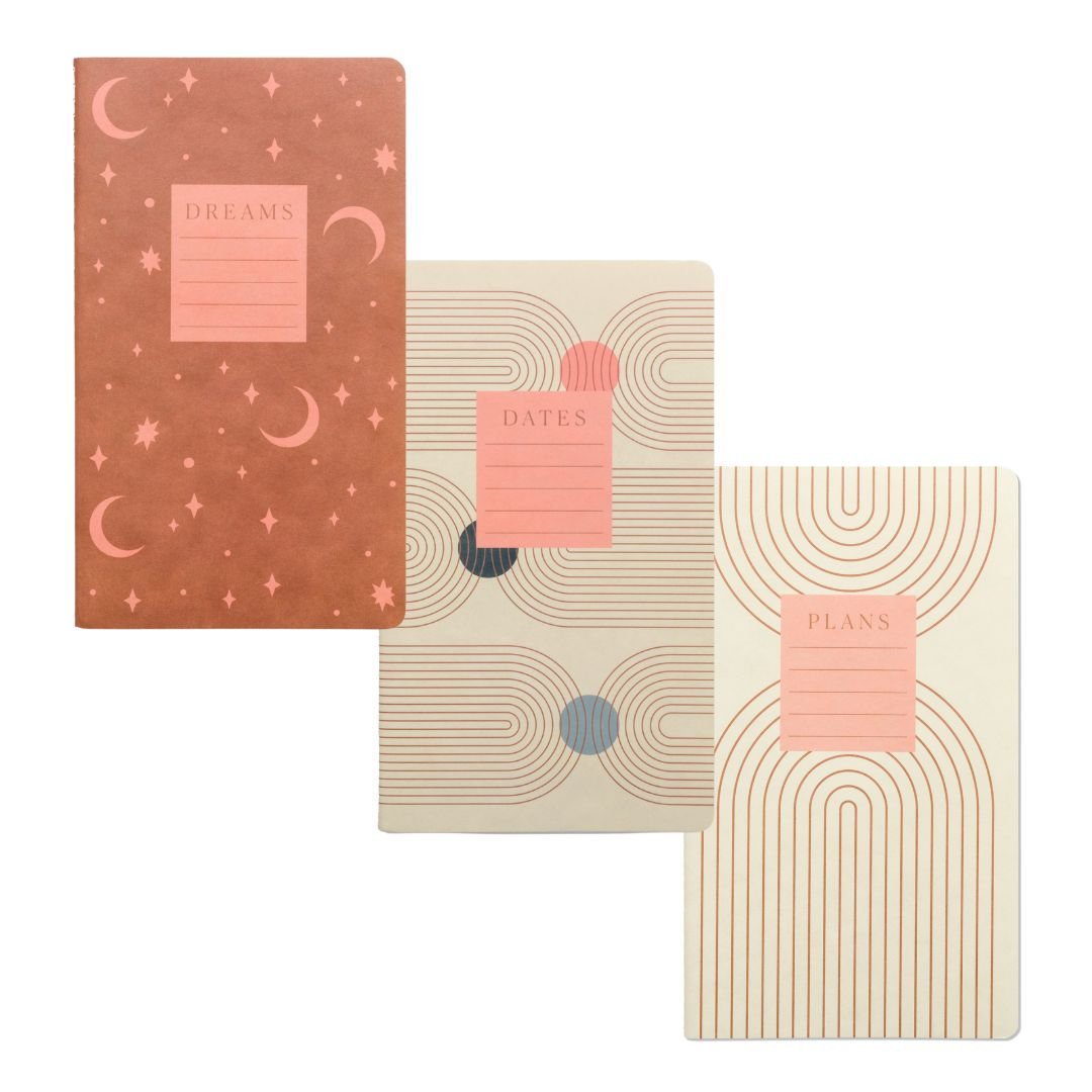 Notebook Set of 3 - Desk - Designworks Collective - Under the Rowan Trees