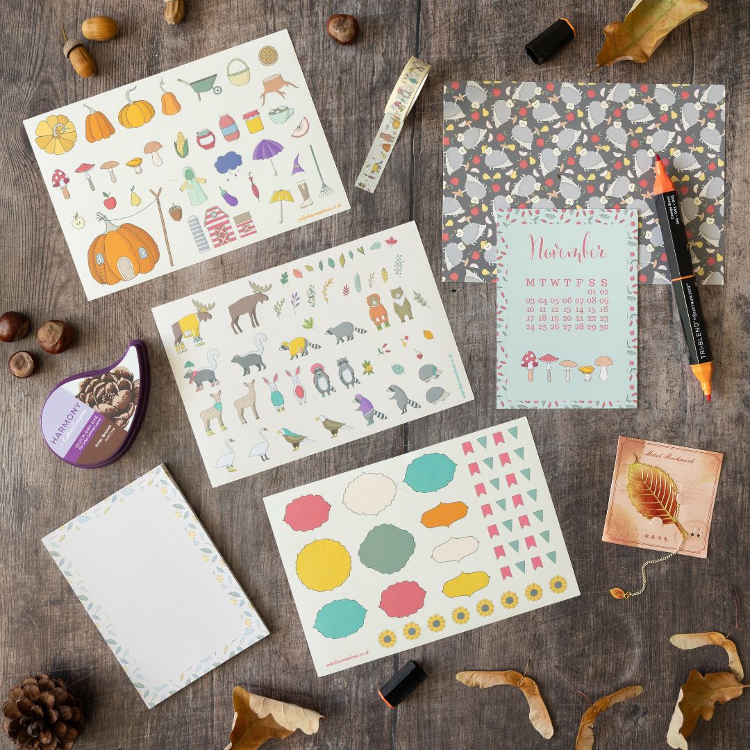 Oh Autumn! Stationery Rowan Berry Box - Under the Rowan Trees