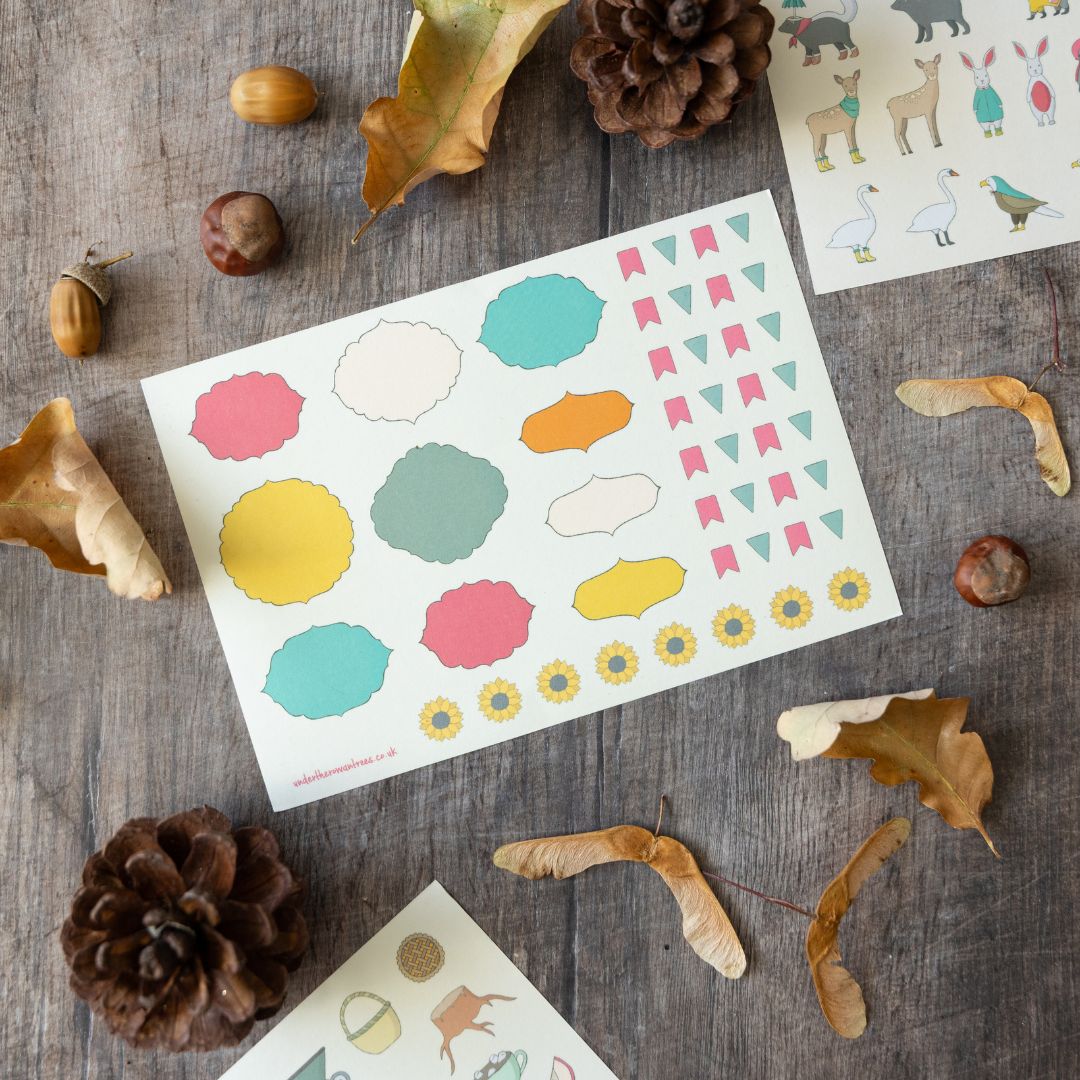 Oh Autumn! Sticker Sheets - Frames - Under the Rowan Trees