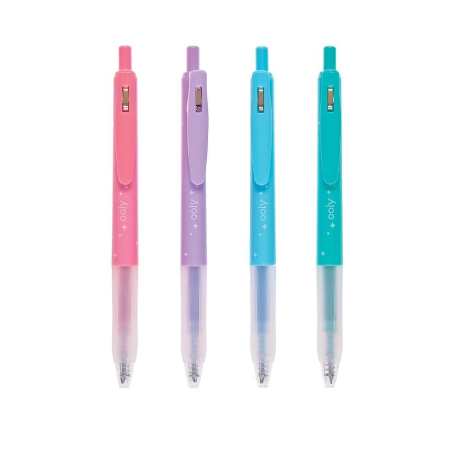 Oh My Glitter! Retractable Gel Pens - Set of 4 - Ooly