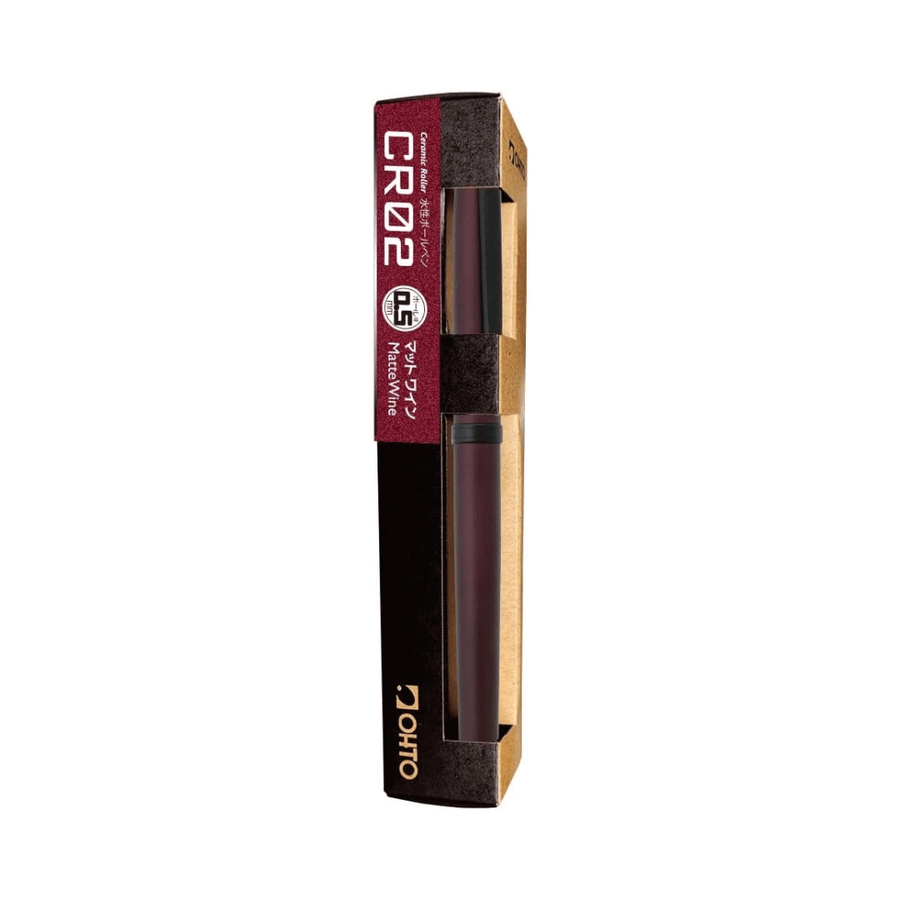 OHTO Ceramic Rollerball Pen CR01 Matte Wine - OHTO