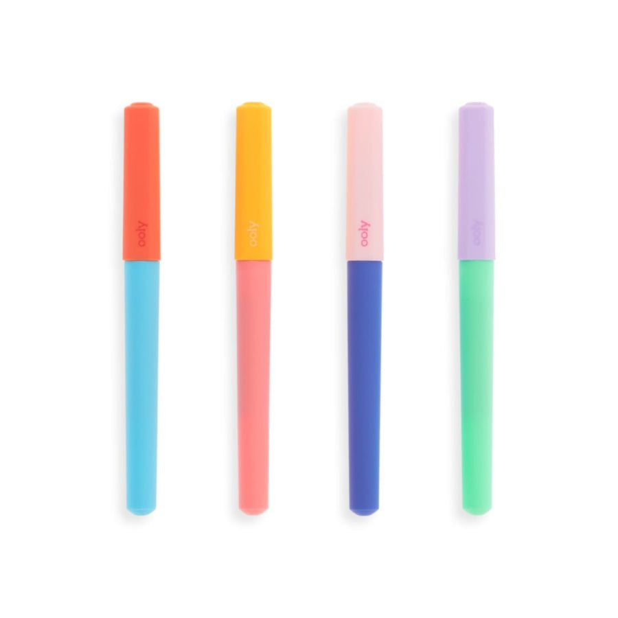 Ooly Fab Fountain Pens - Set of 4 - Black Ink - Ooly