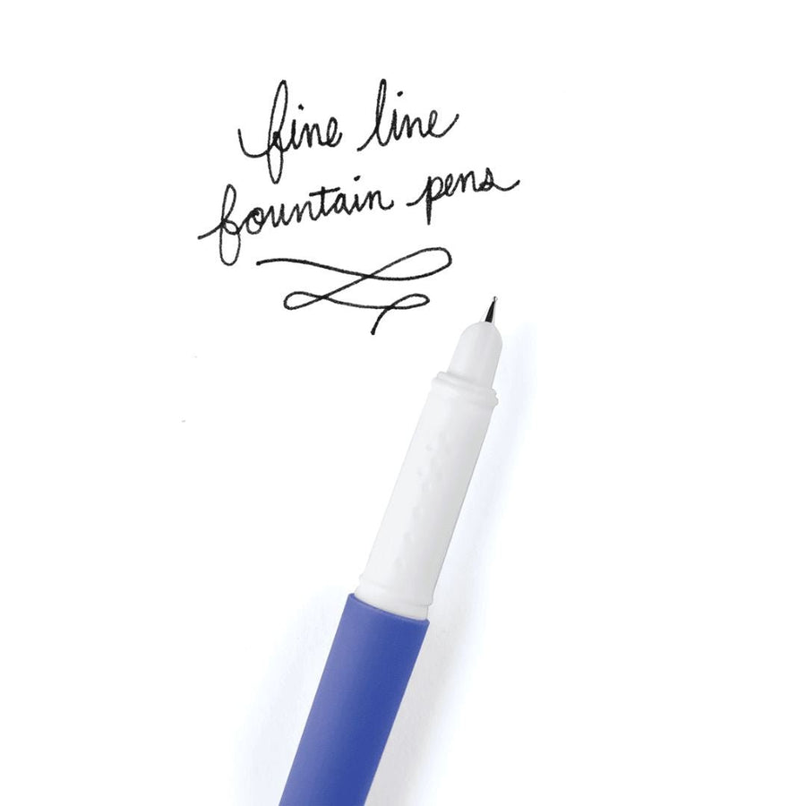 Ooly Fab Fountain Pens - Set of 4 - Black Ink - Ooly
