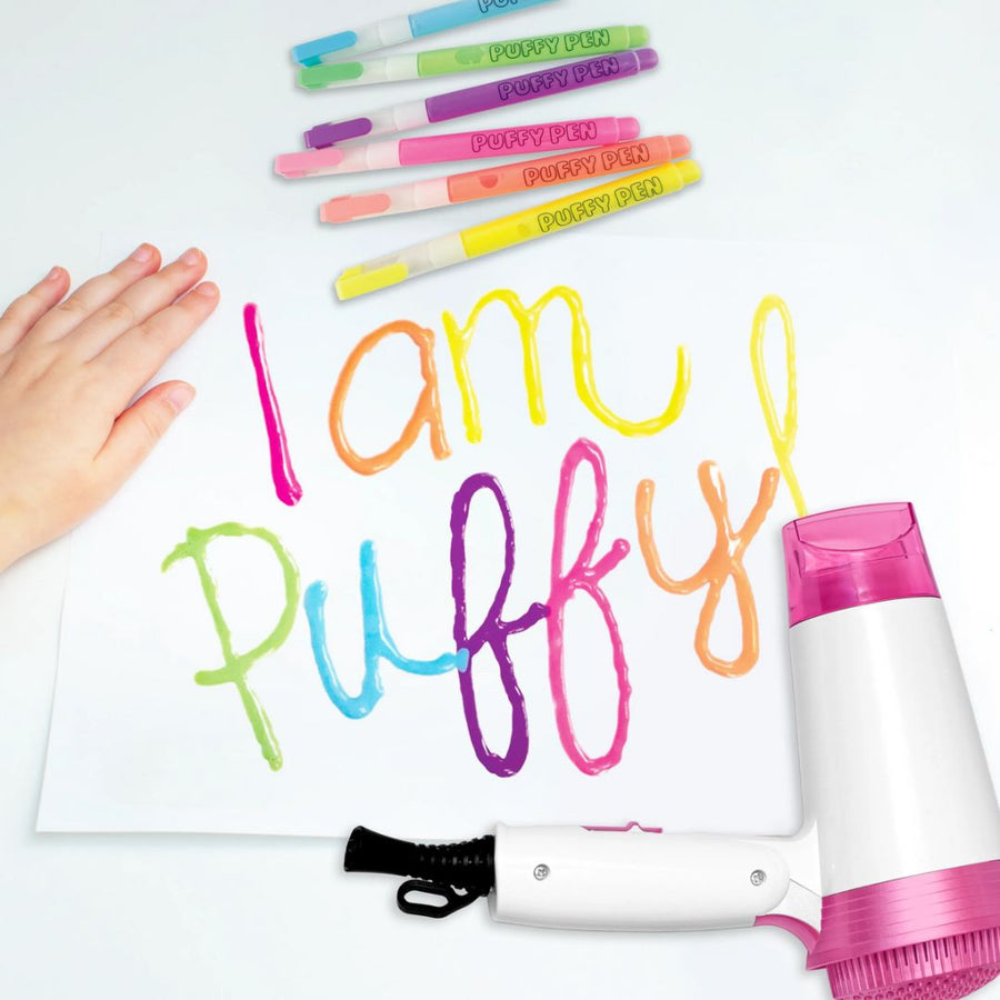 Ooly Magic Puffy Neon Pens - Set of 6 - Ooly
