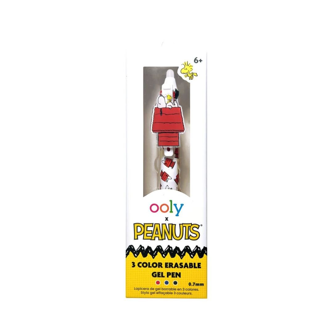 Ooly x Peanuts: 3 Colour Erasable Gel Pen - Ooly