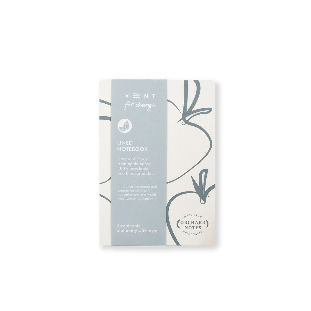 Orchard A5 Lined Notebook Organic Apple - Green - Vent for Change