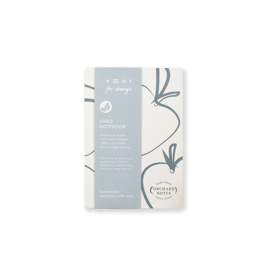 Orchard A5 Lined Notebook Organic Apple - Green - Vent for Change