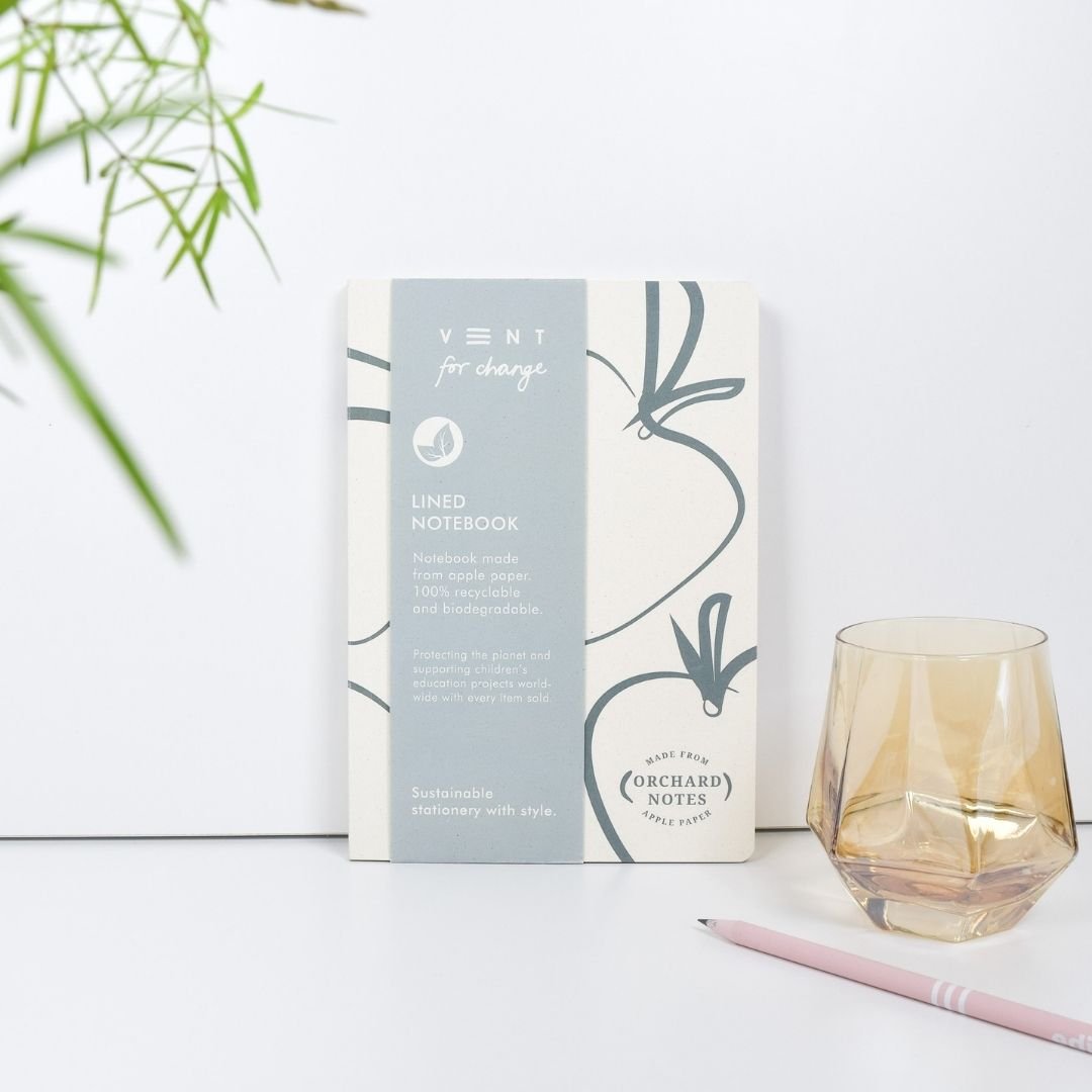 Orchard A5 Lined Notebook Organic Apple - Pink - Vent for Change