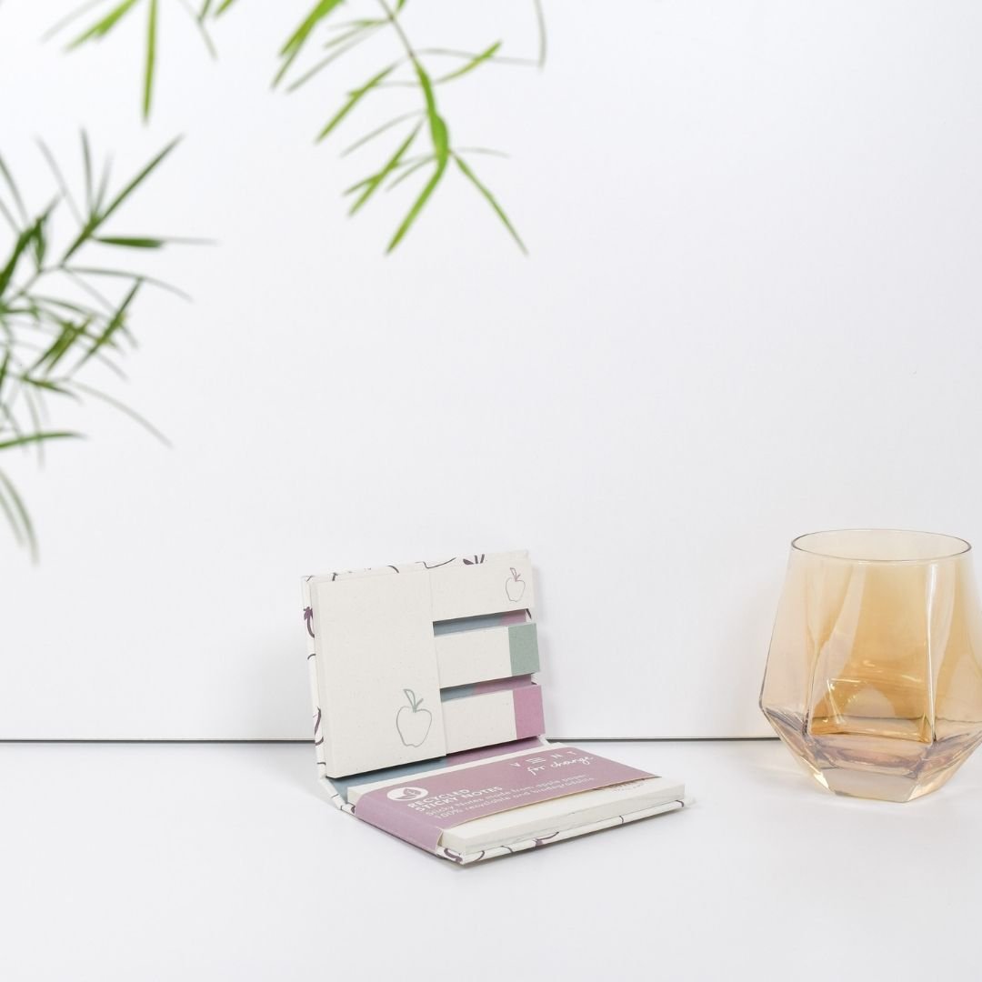 Orchard Sticky Notes - Organic Apple Paper - Pink - Vent for Change