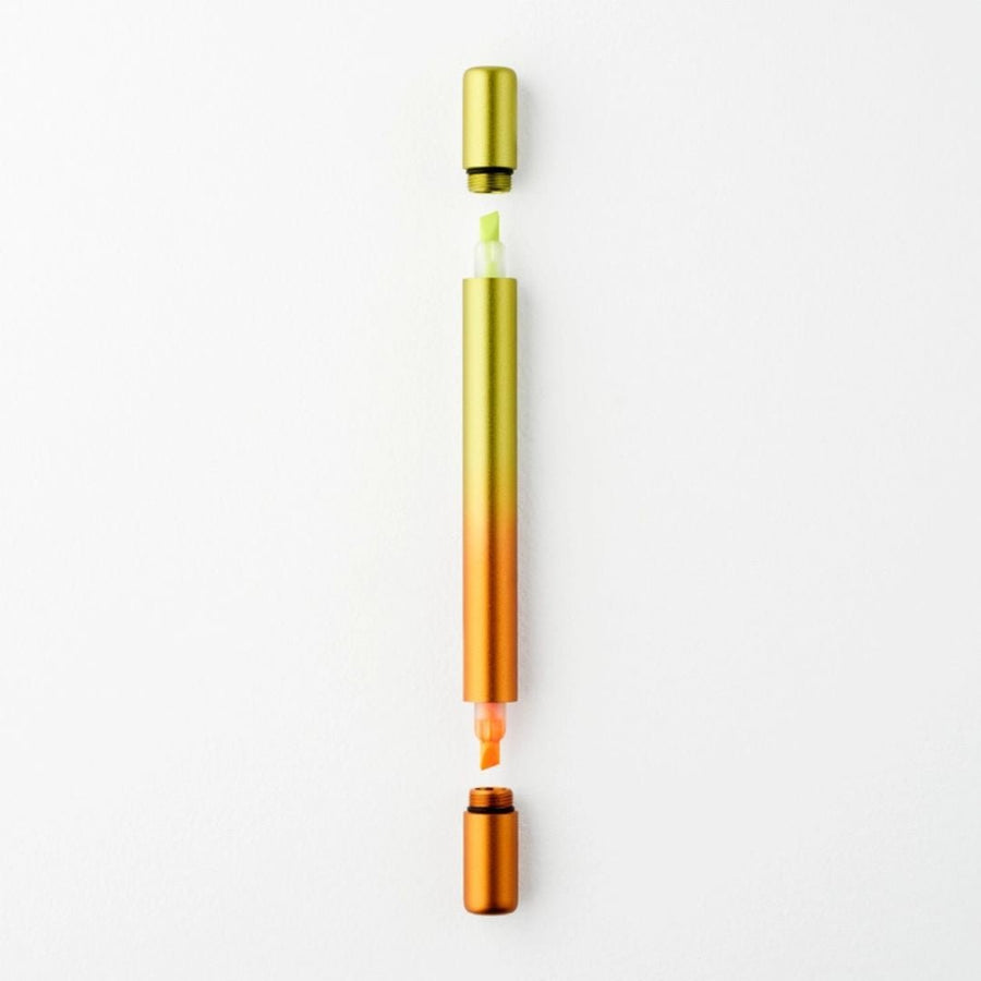 Ori - Refillable Highlighter Pen - Yellow & Orange - Tom's Studio