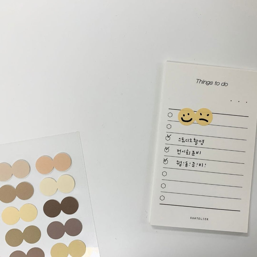Page Tabs Suatelier Stickers - Plain 41 - 43 - 42 - Suatelier