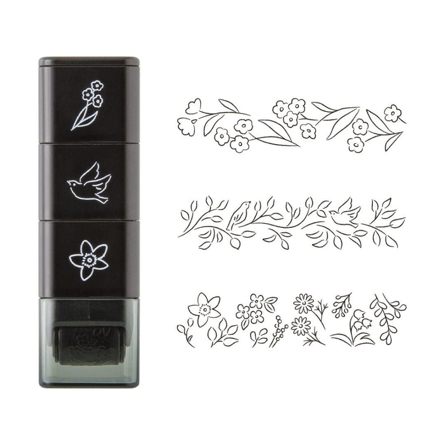 Paintable Stamp Roller - Plant