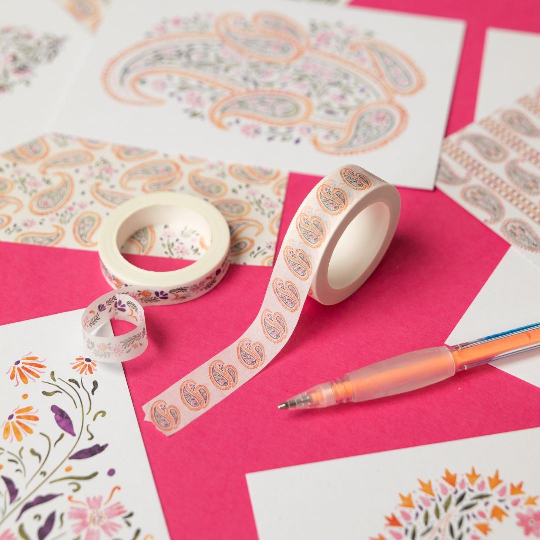 Paisley Stationery Rowan Berry Box - Under the Rowan Trees