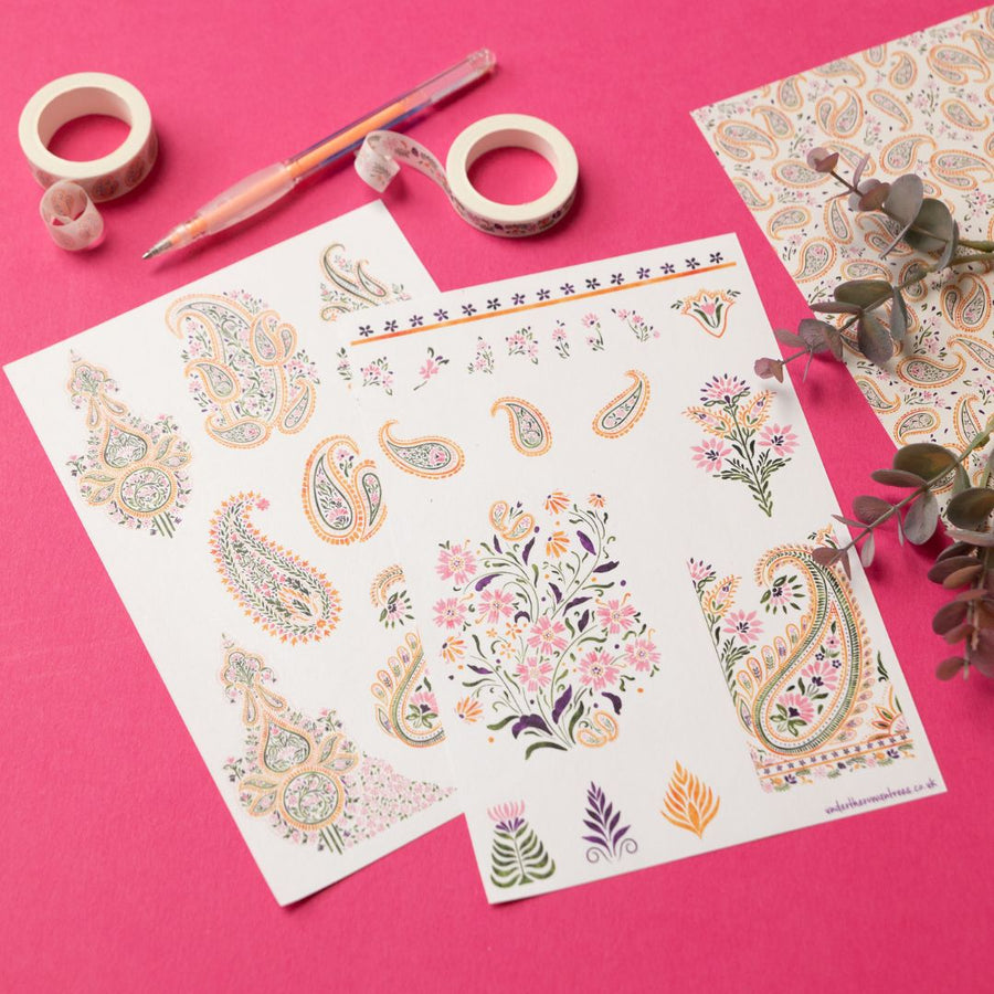Paisley Stationery Rowan Berry Box - Under the Rowan Trees